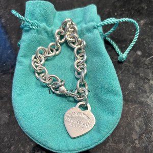 Return to Tiffany Heart Tag Bracelet in Sterling Silver